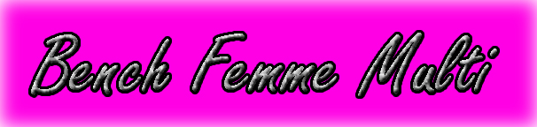 Bench Femme Multi